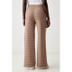 Guess Γυναικείο παντελόνι 4G Allover Jacquard Long Pant